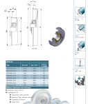 kapsel, metal, roller, bearing, MTR-50x